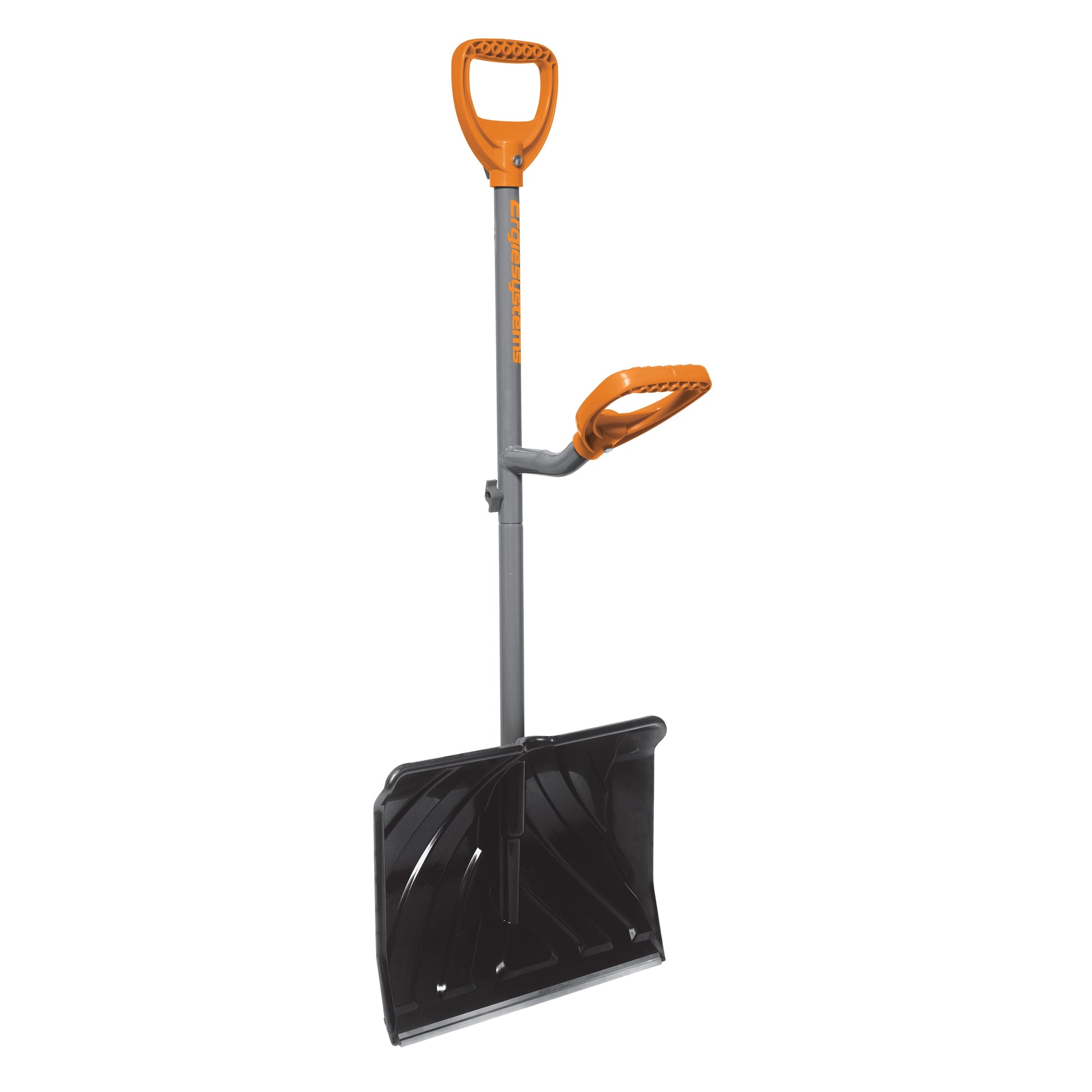 Ergieshovel Ergonomic Snow Shovel 18" Push + Scoop Blade, 34.5" Steel Shaft, ERG-SNSH18
