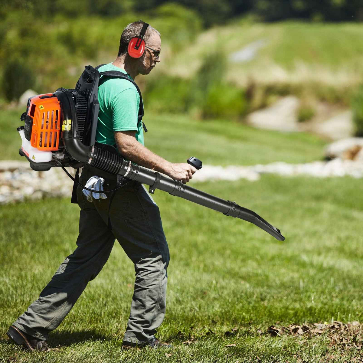 52cc Gas Backpack Leaf Blower, 480 CFM, 175 MPH