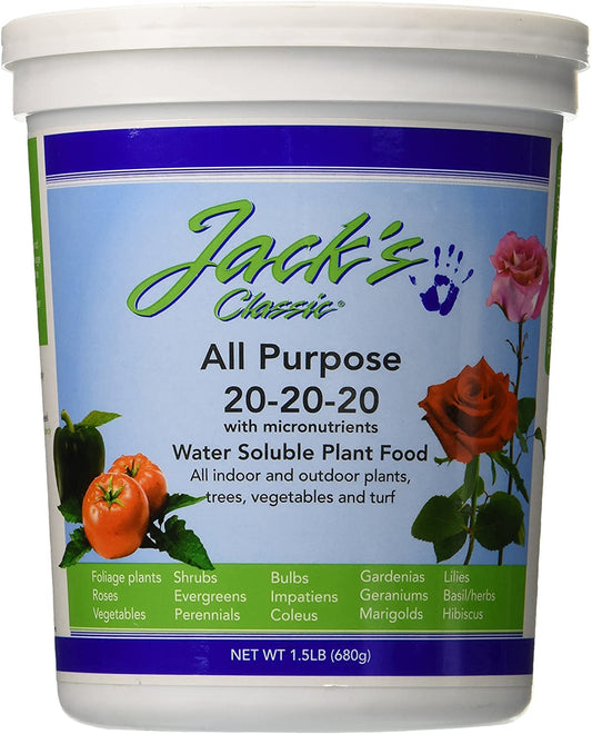 All Purpose 20-20-20 Water Soluble Plant Food (1.5Lbs)
