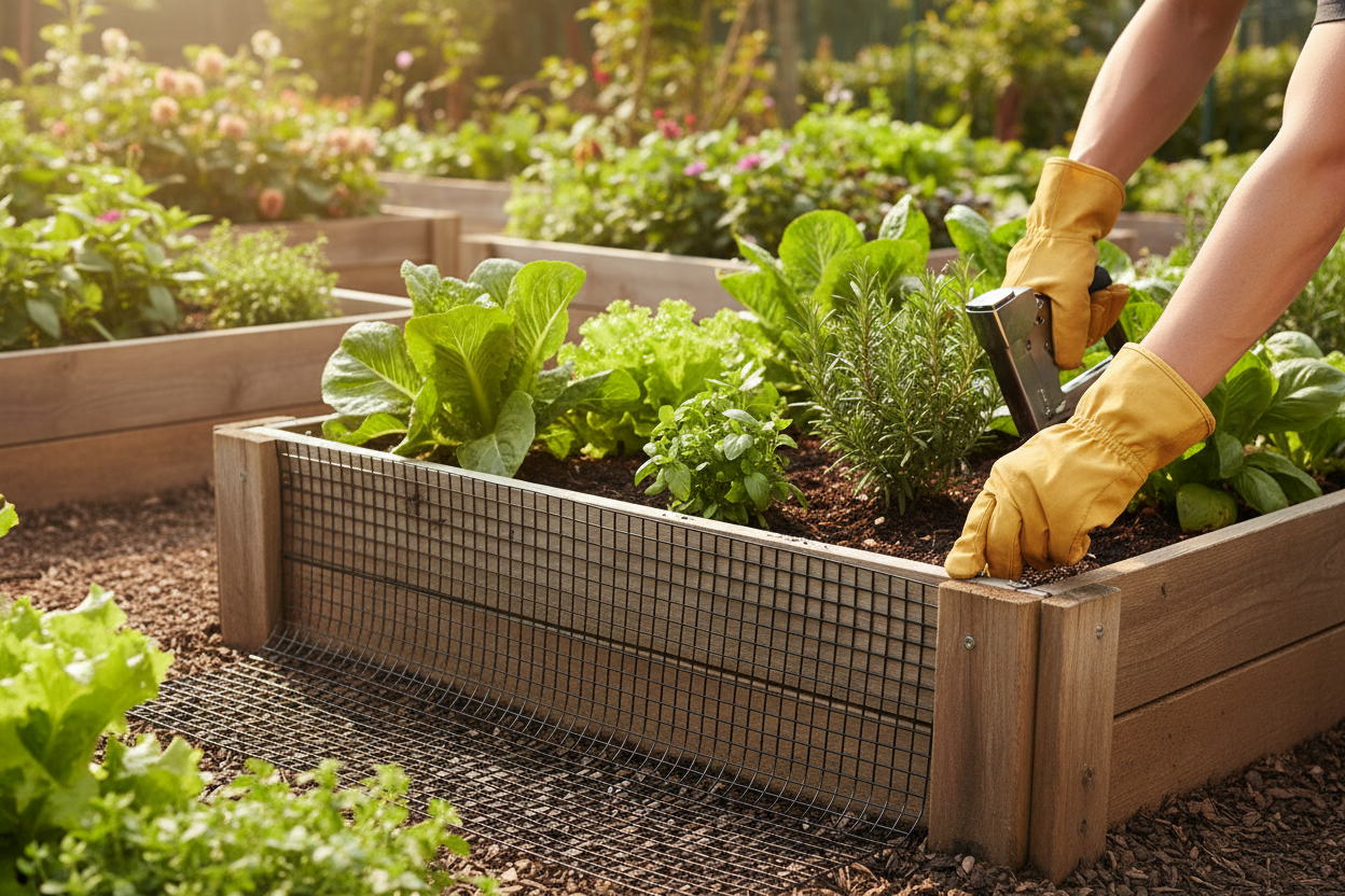 24" x 100' Galvanized Hardware Cloth Wire Mesh Roll, 19 Gauge, Vinyl Coated