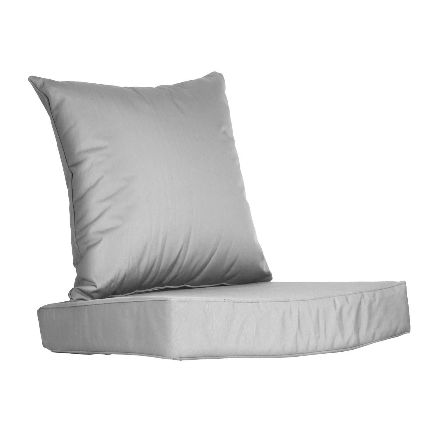 Outdoor Deep Seat Cushion & Back Pillow Set – Waterproof, UV-Resistant, 4 Colors - Rooted Supplies