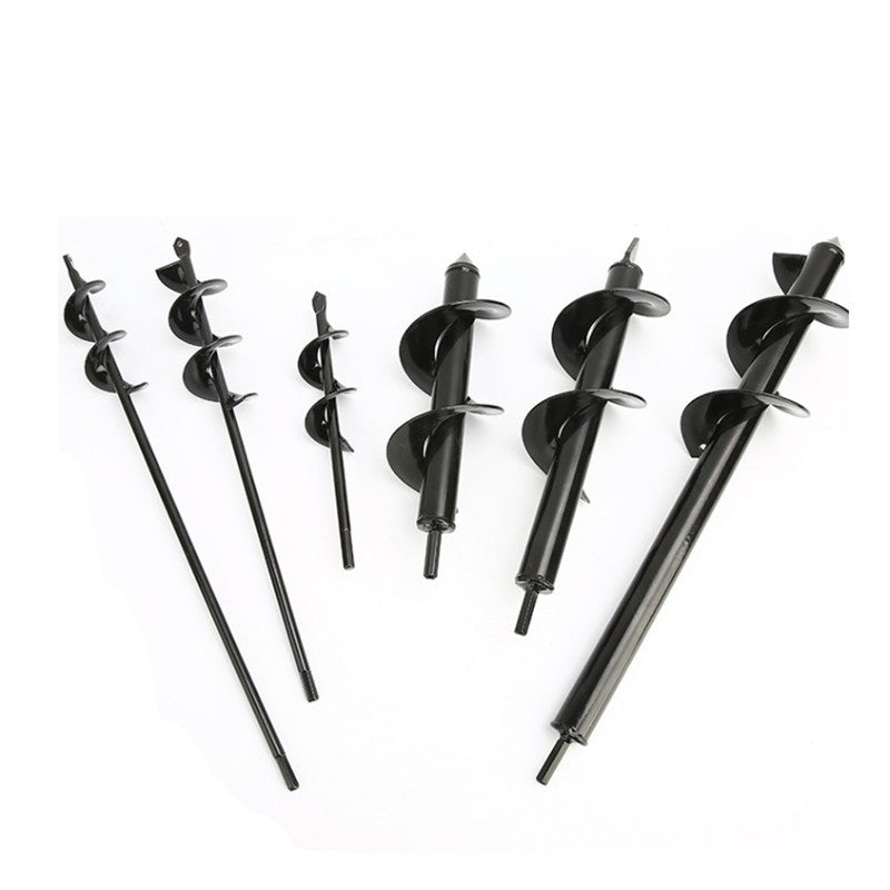 8-Piece Garden Auger Drill Bit Set for Planting Trees Bulbs and Posts