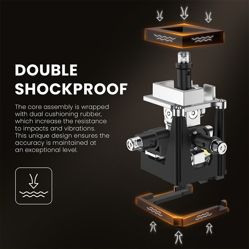 DOVOH H3-360G Professional Outdoor Laser Level with Receiver Kit