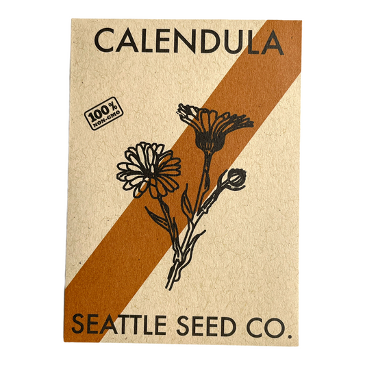 Pacific Beauty Calendula Seeds – Edible Marigold Flower for Gardens & Herbalism