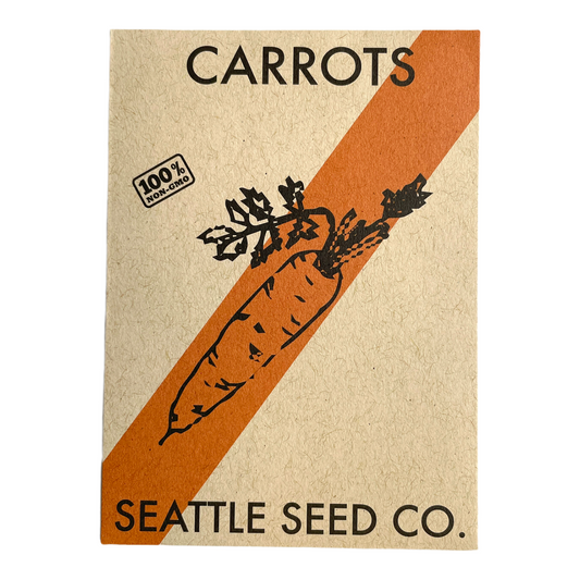 Chantenay Carrot Seeds – No-Peel Snacking Carrot for Gardens & Raised Beds