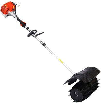 52CC Gas-Powered Snow Sweeper - 27" Professional Paddle Broom for Driveways