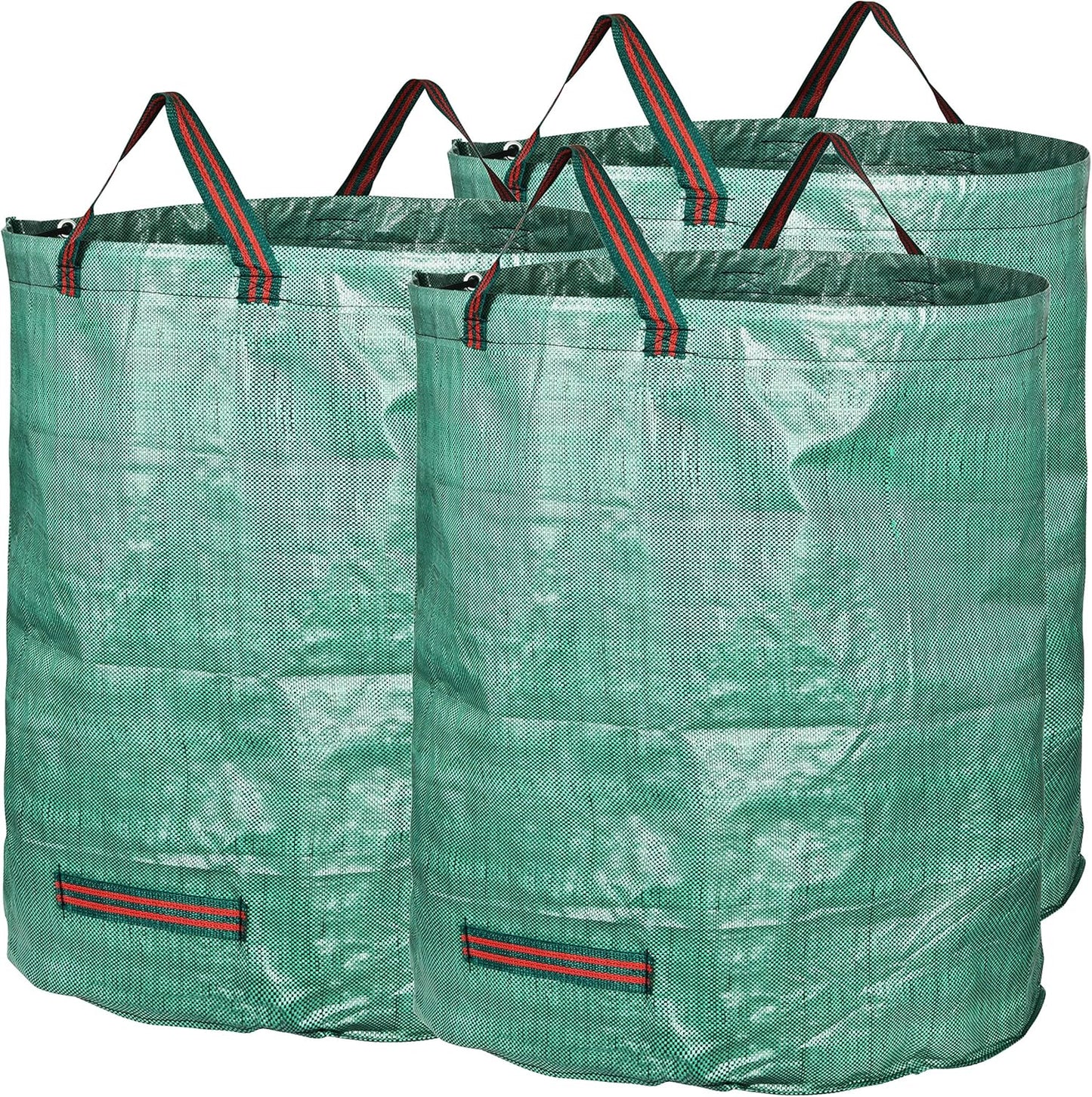 3-Pack 72 Gallons Reusable Garden Waste Bags (H30, D26 Inches) - Yard Waste Bags
