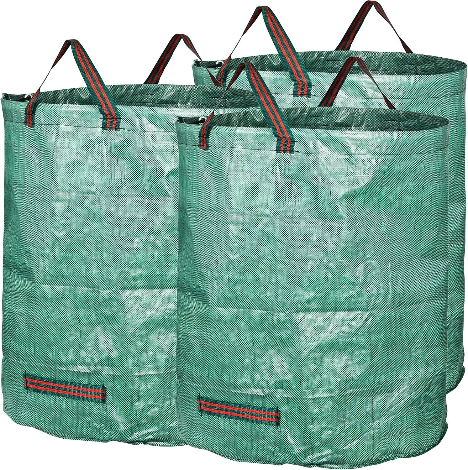 3-Pack 72 Gallons Reusable Garden Waste Bags (H30, D26 Inches) - Yard Waste Bags