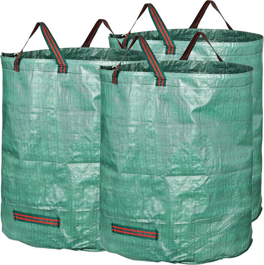 3-Pack 72 Gallons Reusable Garden Waste Bags (H30, D26 Inches) - Yard Waste Bags