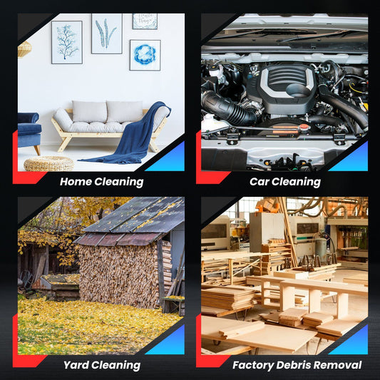 130000RPM Mini Cordless Leaf Blower with 2x 3Ah Batteries – Jet Blower