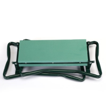 Garden Kneeler and Seat 2-in-1 - Folding Bench with Tool Pouch & Padded Foam