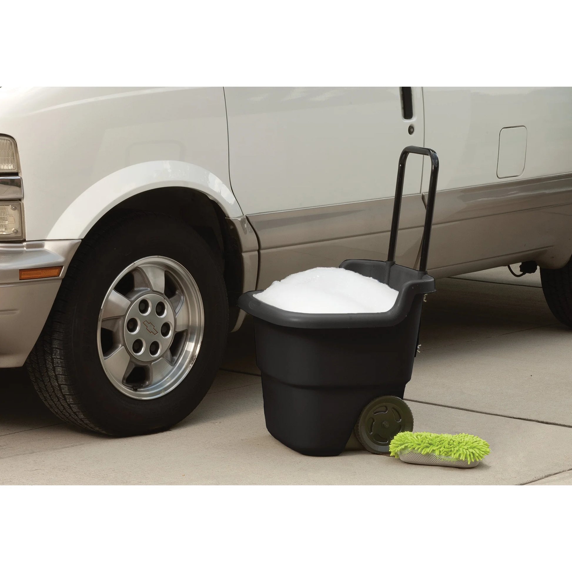 (3 Pack)  15-Gal Lawn & Garden Cart, Durable Resin Material, Assembled L: 20.75", W: 22.5", H: 35.75"