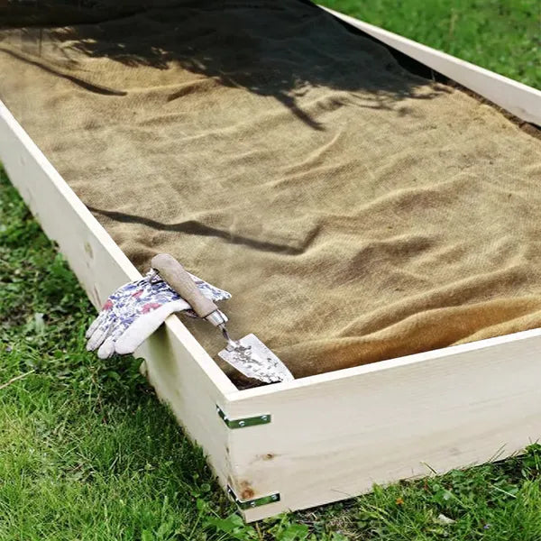 Biodegradable Jute Mulch Ground Cover for Weed Control and Erosion Prevention, 63 in x 30 ft