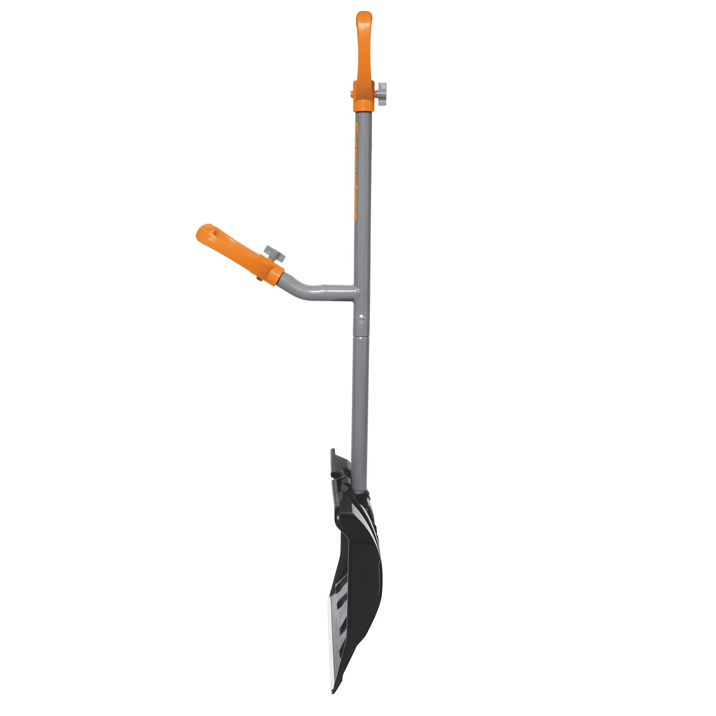 Ergieshovel Ergonomic Snow Shovel 18" Push + Scoop Blade, 34.5" Steel Shaft, ERG-SNSH18