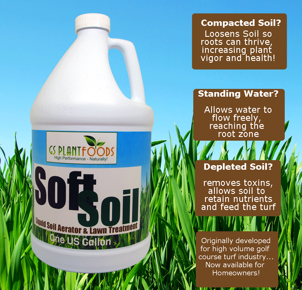 Soft Soil Liquid Aerator & Lawn Treatment by GS Plant Foods