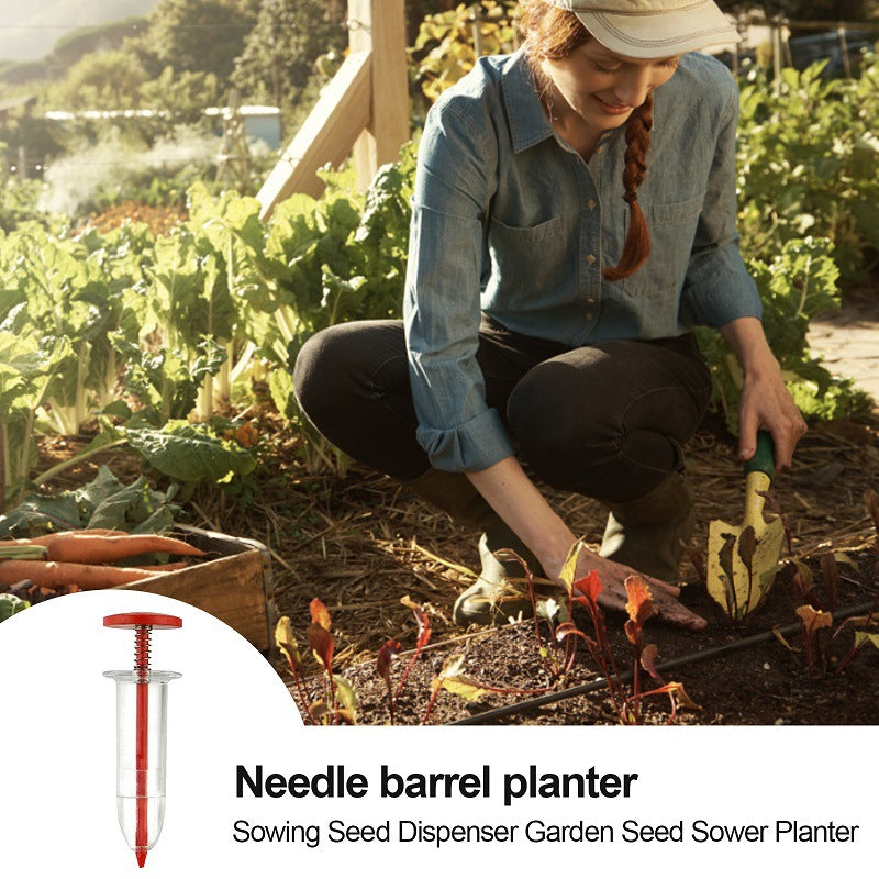 Mini Seed Dispenser Syringe - Precision Planter for Small Seeds