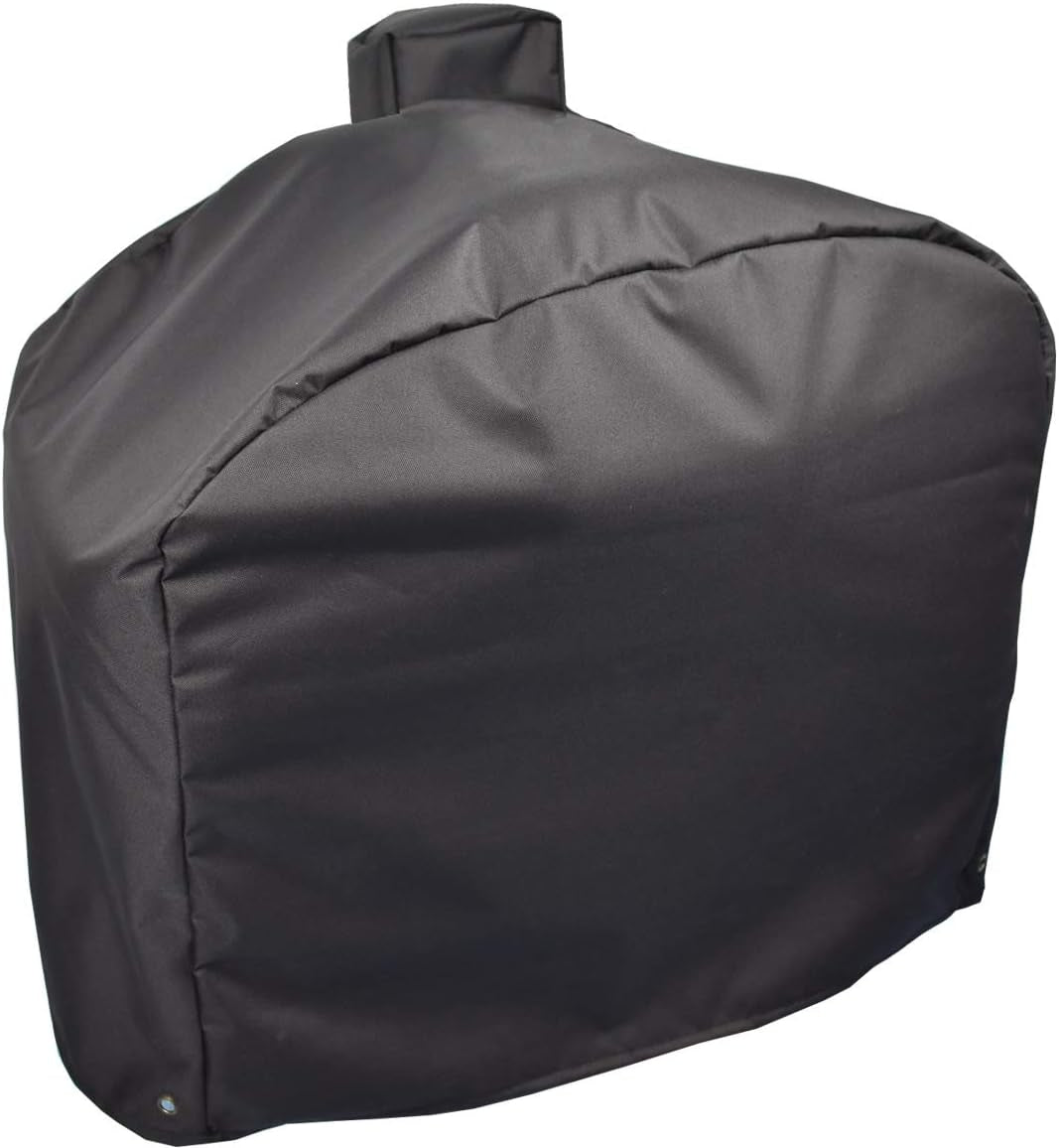 Full-Length Cover Copmpatibel with Camp Chef DLX 24", Smokepro 24", Woodwind Pellet Grills, Waterproof Anti-Uv Weather Resistant Material Outdoor Patio Grill Cover, Black