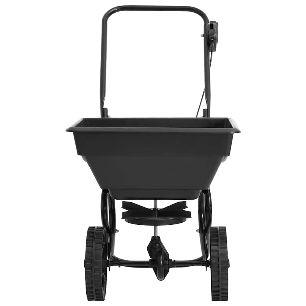 15L Hand Push Lawn Spreader – 10-Speed Settings, Fertilizer, Seed & Ice Melt