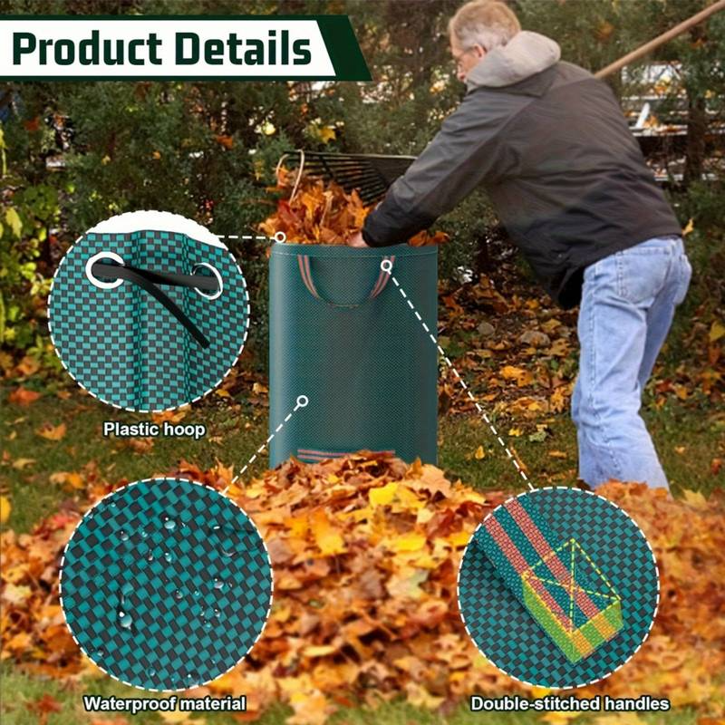 Heavy-Duty Yard Waste Bags with Handles | 300L & 500L