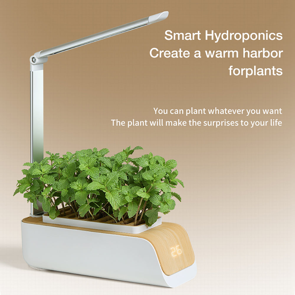 Hydroponic Indoor Garden System with LED Grow Lights - 30cm Planter