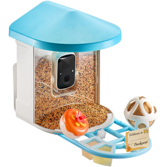 Smart Bird Feeder with 2K HD Camera & AI Species Identification