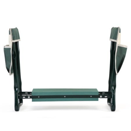 Garden Kneeler and Seat 2-in-1 - Folding Bench with Tool Pouch & Padded Foam