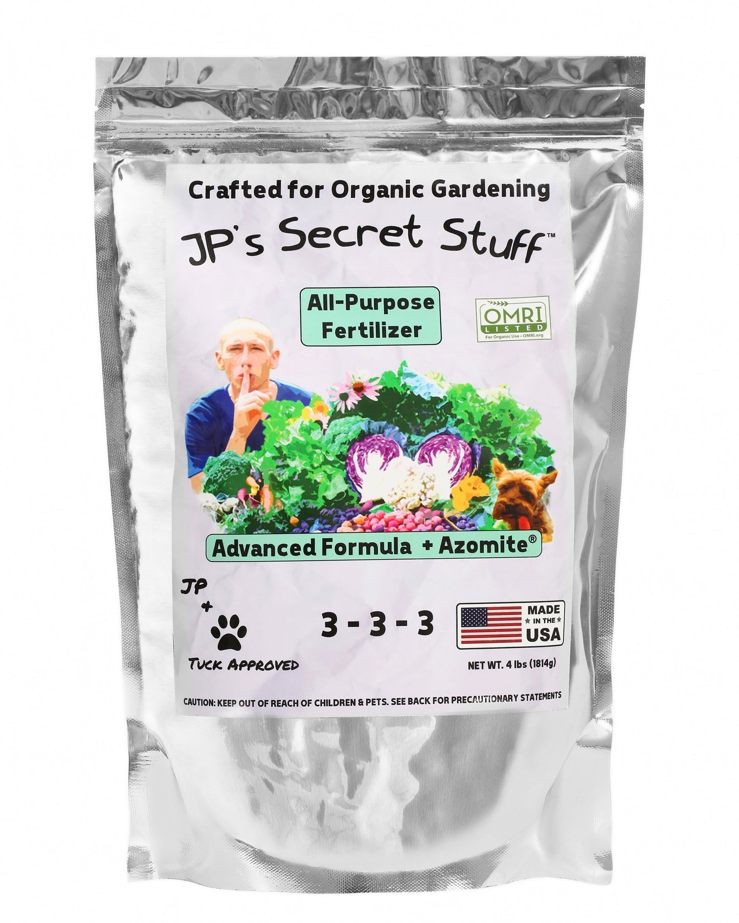 JP's Secret Stuff All-Purpose Organic Fertilizer (3-3-3) — OMRI Listed