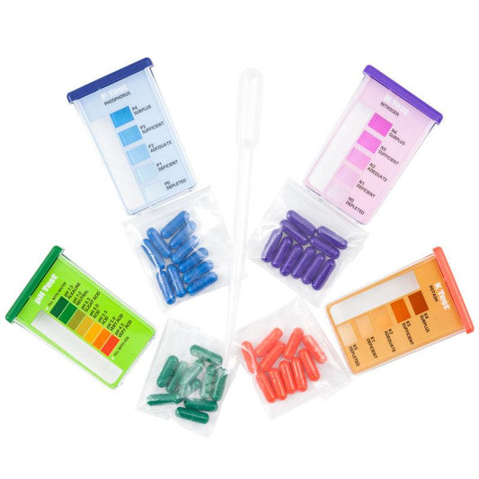 Soil Test Kit for pH, Nitrogen, Phosphorus & Potassium, 40 Tests